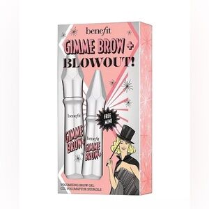 BENEFIT GIMME BROW BLOWOUT! EYEBROW GEL SET - WARM GOLDEN BLONDE (NEW WITH TAGS)